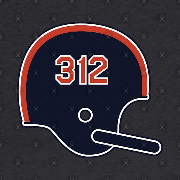 Chicago Bears 312 Helmet by Rad Love